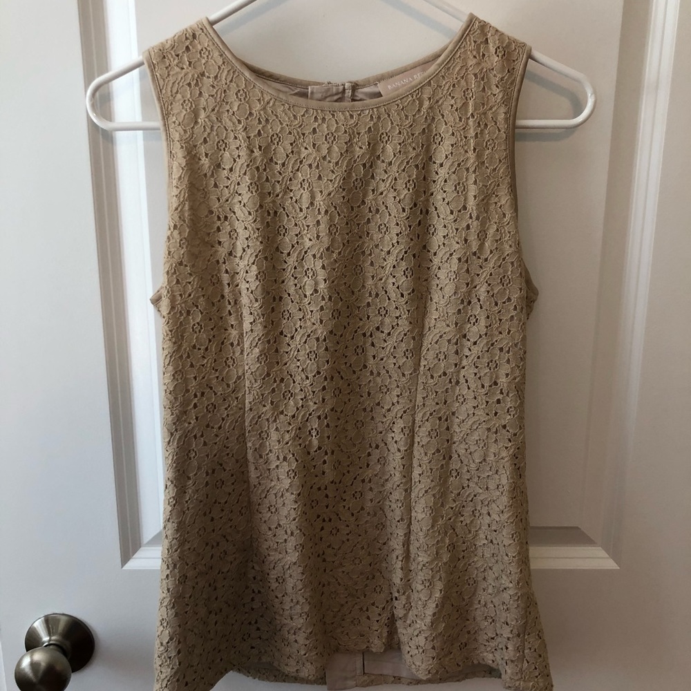 Banana Republic Floral Sleeveless Top